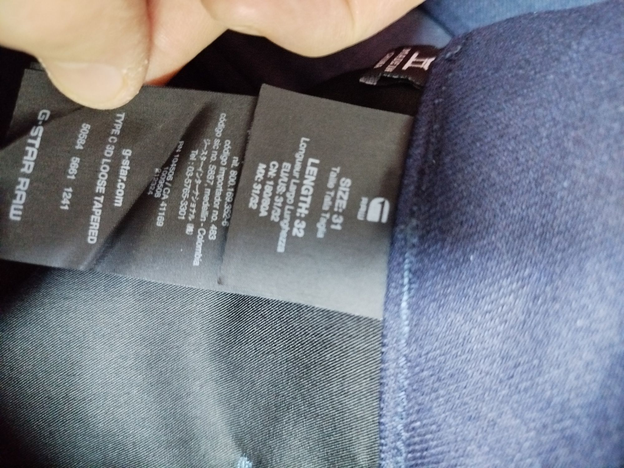 Оригинални дънки G-Star Raw Type C 3D W31 W32 нови мъжки