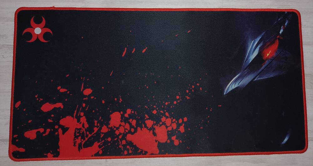 Mouse Pad MYRIA MG7701, negru-rosu