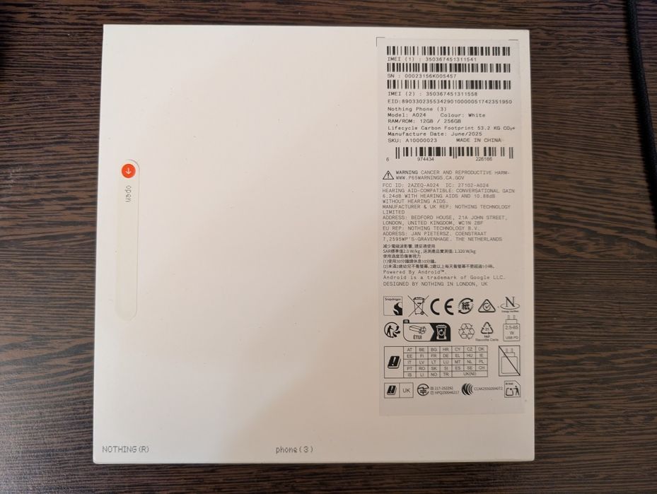 Nothing Phone (3) White 256/12GB