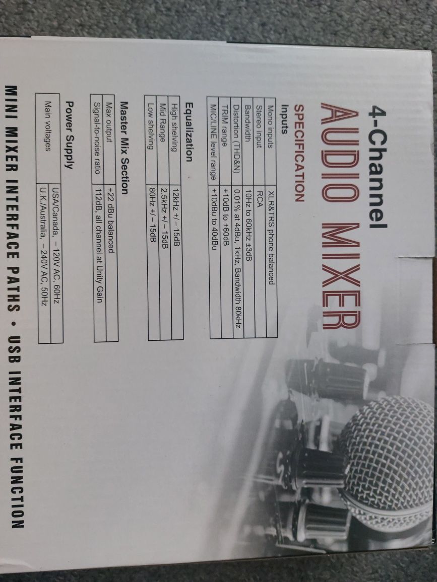 Vând Mixer Audio Nou