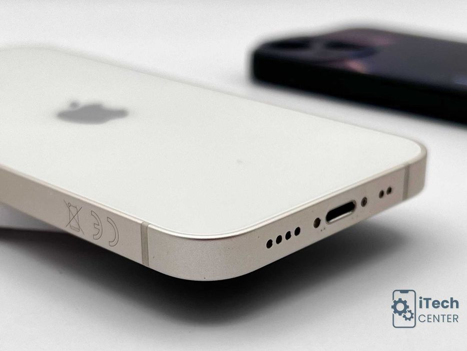 iPhone 13 mini, 256GB, White, 100% батерия, КАТО НОВ, 1г. ГАРАНЦИЯ!