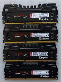 Kit memorii 32GB(4X8GB) DDR3 2400Mhz Kingston Hyperx