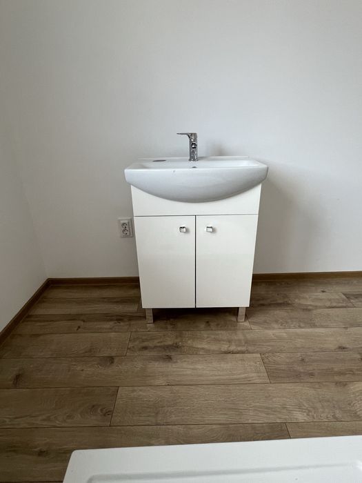 Masca baie + lavoar, cu usi, + baterie alb