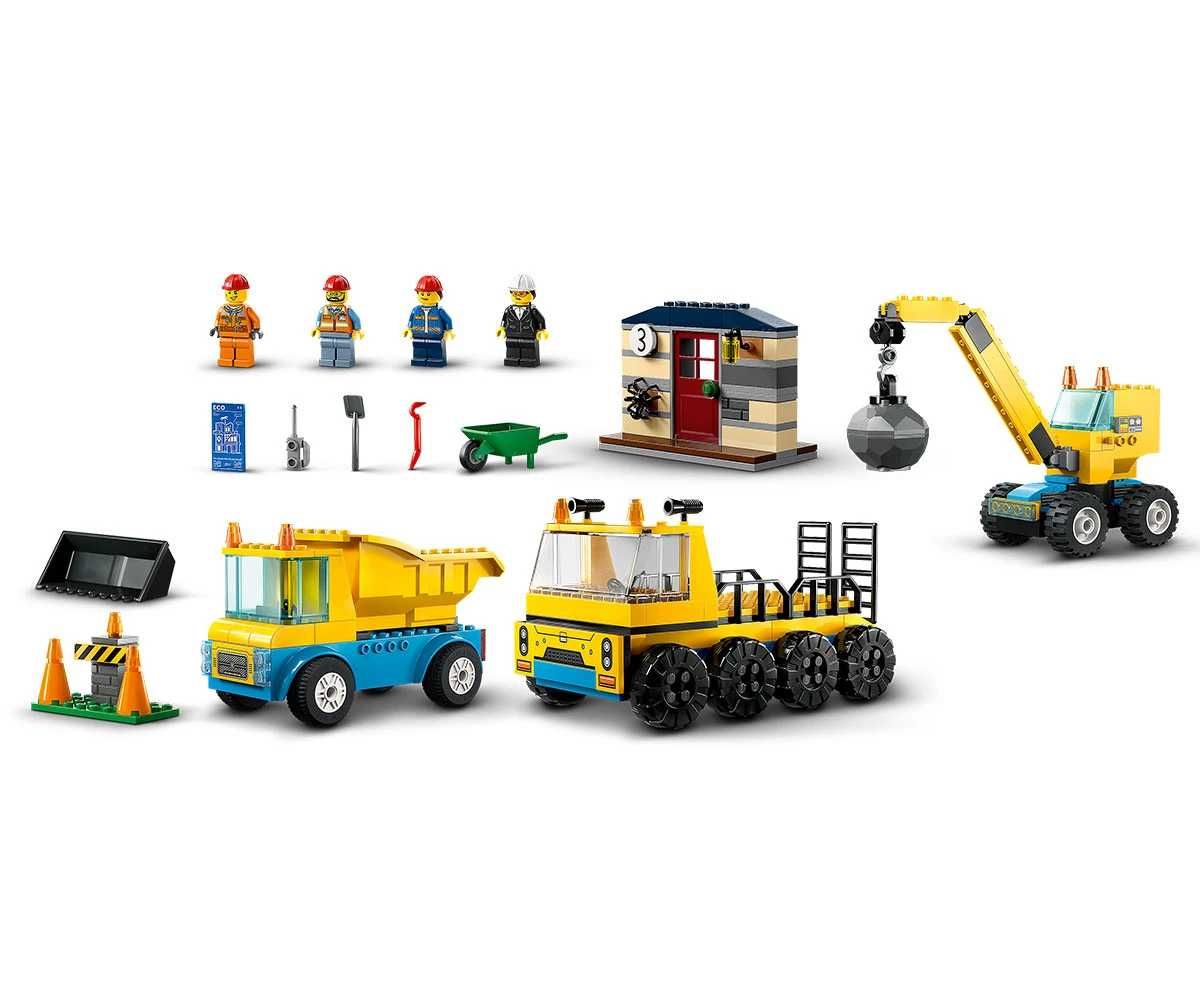 LEGO® City Great Vehicles 60391 - Строителни камиони и кран 235ч