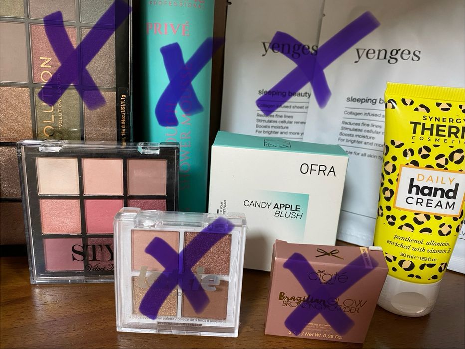 Нова неизползвана козметика