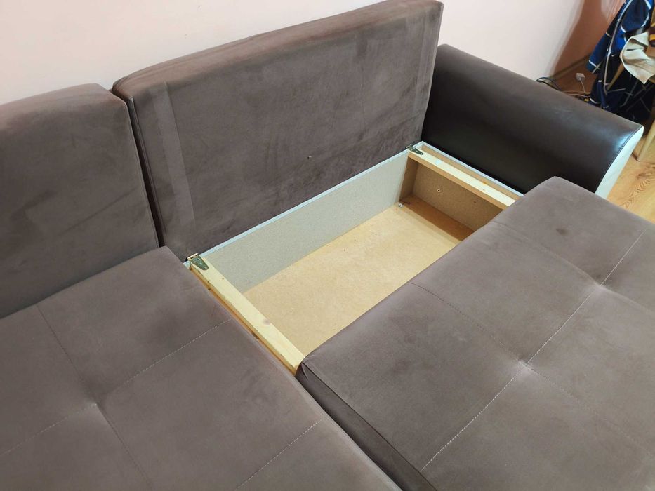 Разтегаем диван за хол