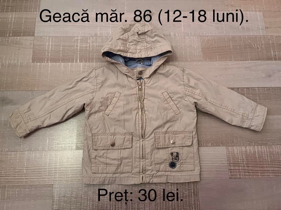 Geacă primăvară-toamnă măr. 86 (12-18 luni).