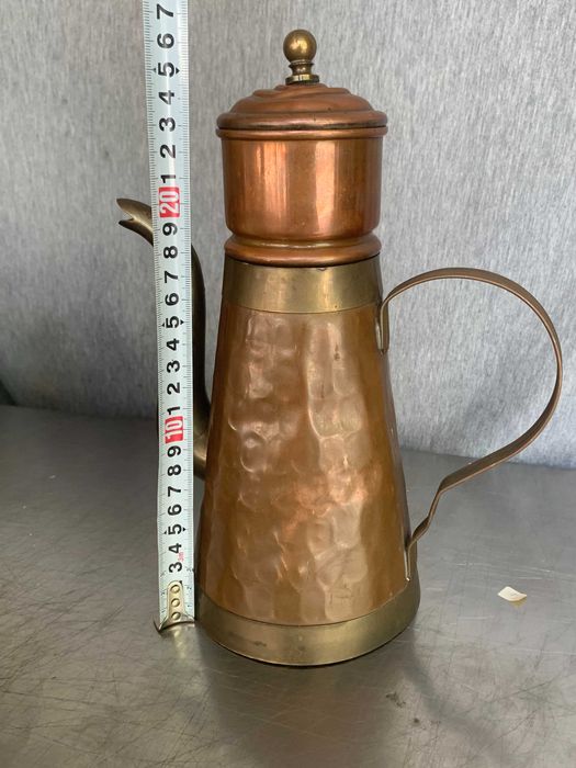 стара кана за чай медна