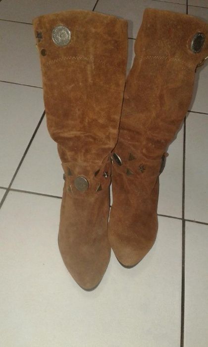 Cizme dama din piele intoarsa