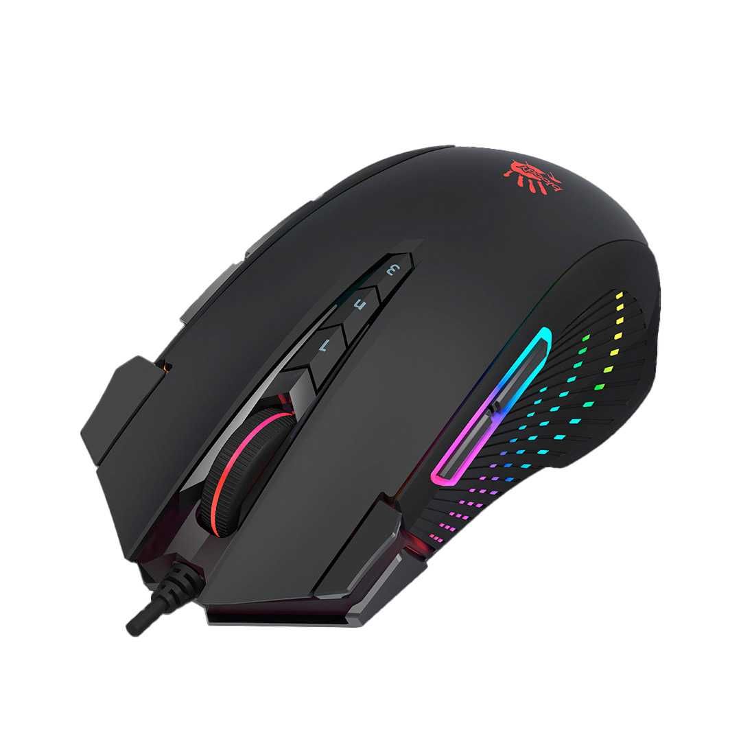 Проводная игровая мышь Bloody J90S STONE BLACK / Gaming Mouse++