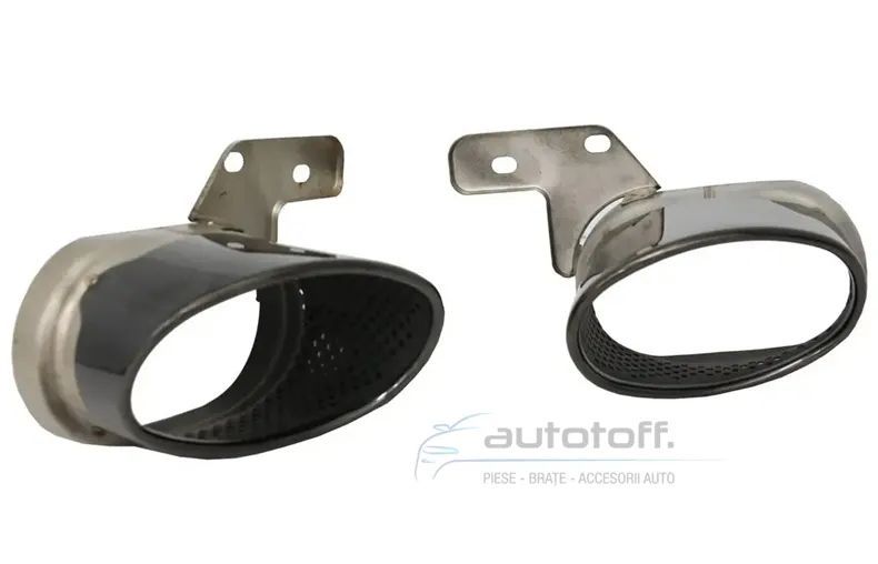 Bara Spate cu ornamente evacuare compatibil cu Audi A6 C8 4K Sedan (2018-Up) RS Design