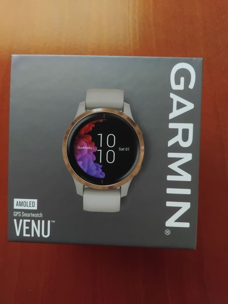 Часовник Smartwatch Garmin Venu, Light Sand/Rose Gold