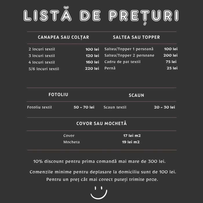 Curatare canapea, saltea, covor, mocheta