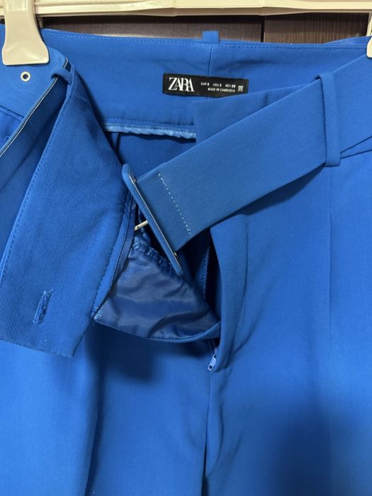 Pantanoni cu talie inalta si curea