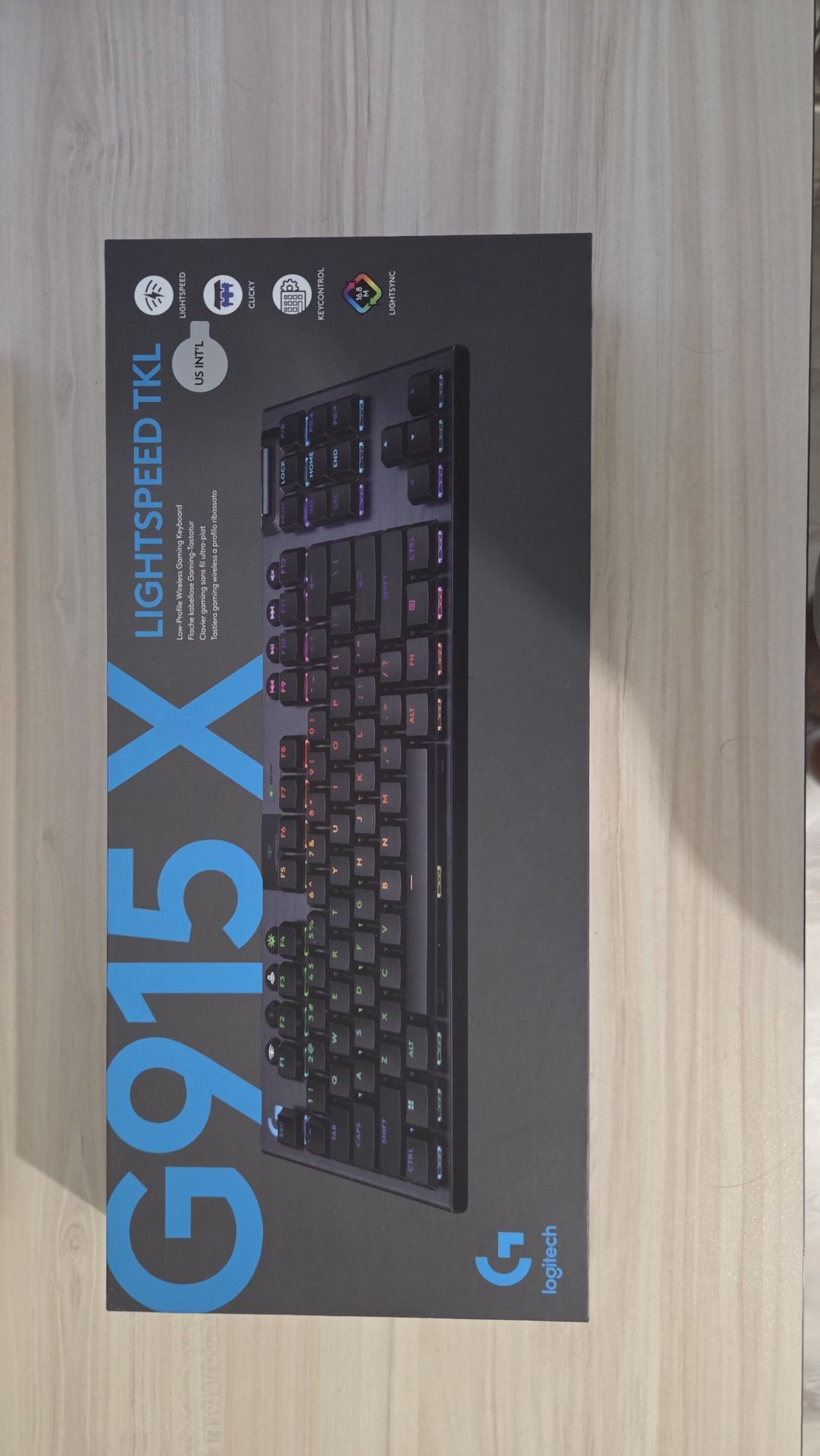 Клавиатура: Logitech G915 X Lightspeed TKL Low Profile Clicky