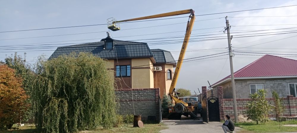 Пилим аварийные деревья!