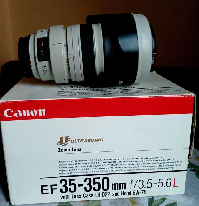 Canon EF 35-350mm f/3.5-5.6 L USM Ultrasonic Zoom .