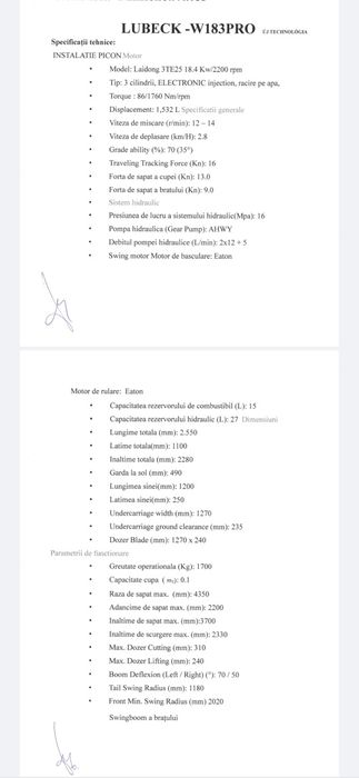 Vând buldoexcavator,