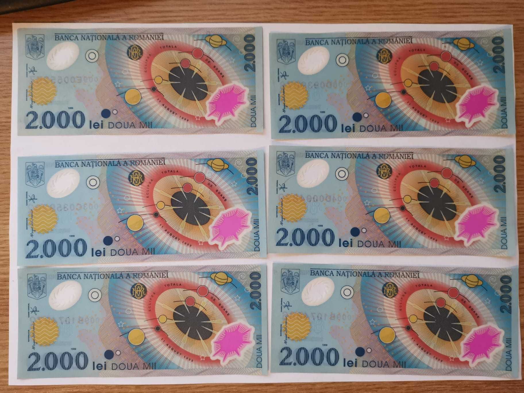 Bancnota eclipsa 2000Lei