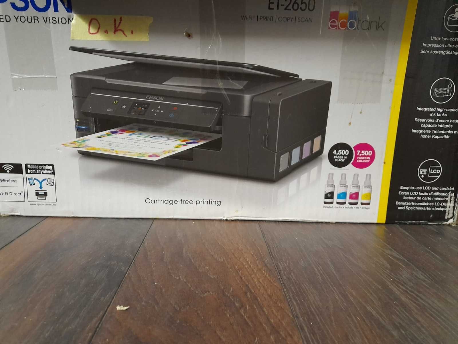 ЧИСТО НОВИ Epson Еcotank 2720, 2850, 2856 , 4700 , 4810( 300лв ) 2825