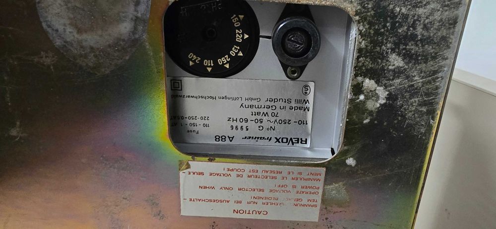 Magnetofon  Revox A88  trainer  vintage