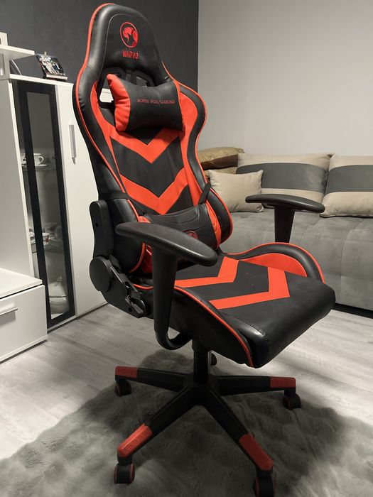 Scaun gaming ajustabil rosu