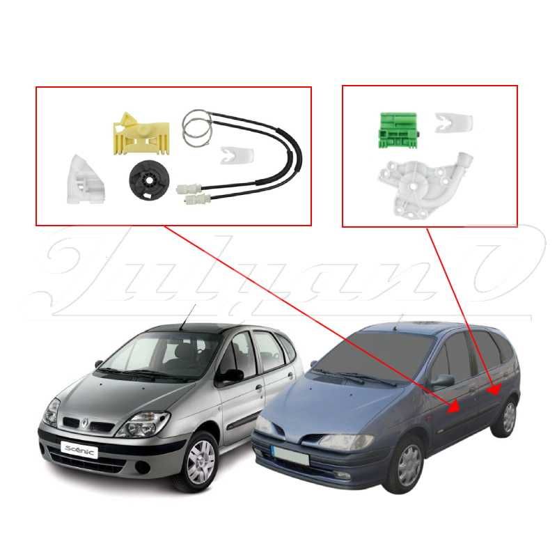 Ремонтен комплект за ел. машинка за стъкло за RENAULT MEGANE SCENIC