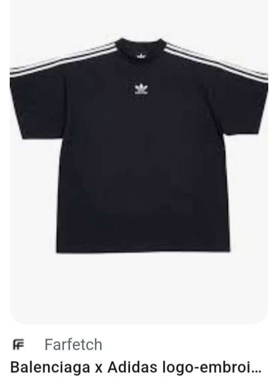 тениска Balenciaga x Adidas. XL-XXL