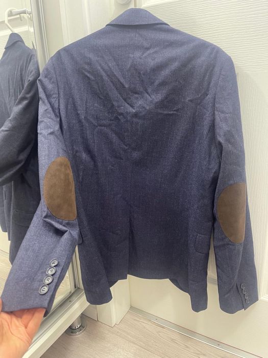 Sacou H&M nou , lanâ merinos , Slim Fit