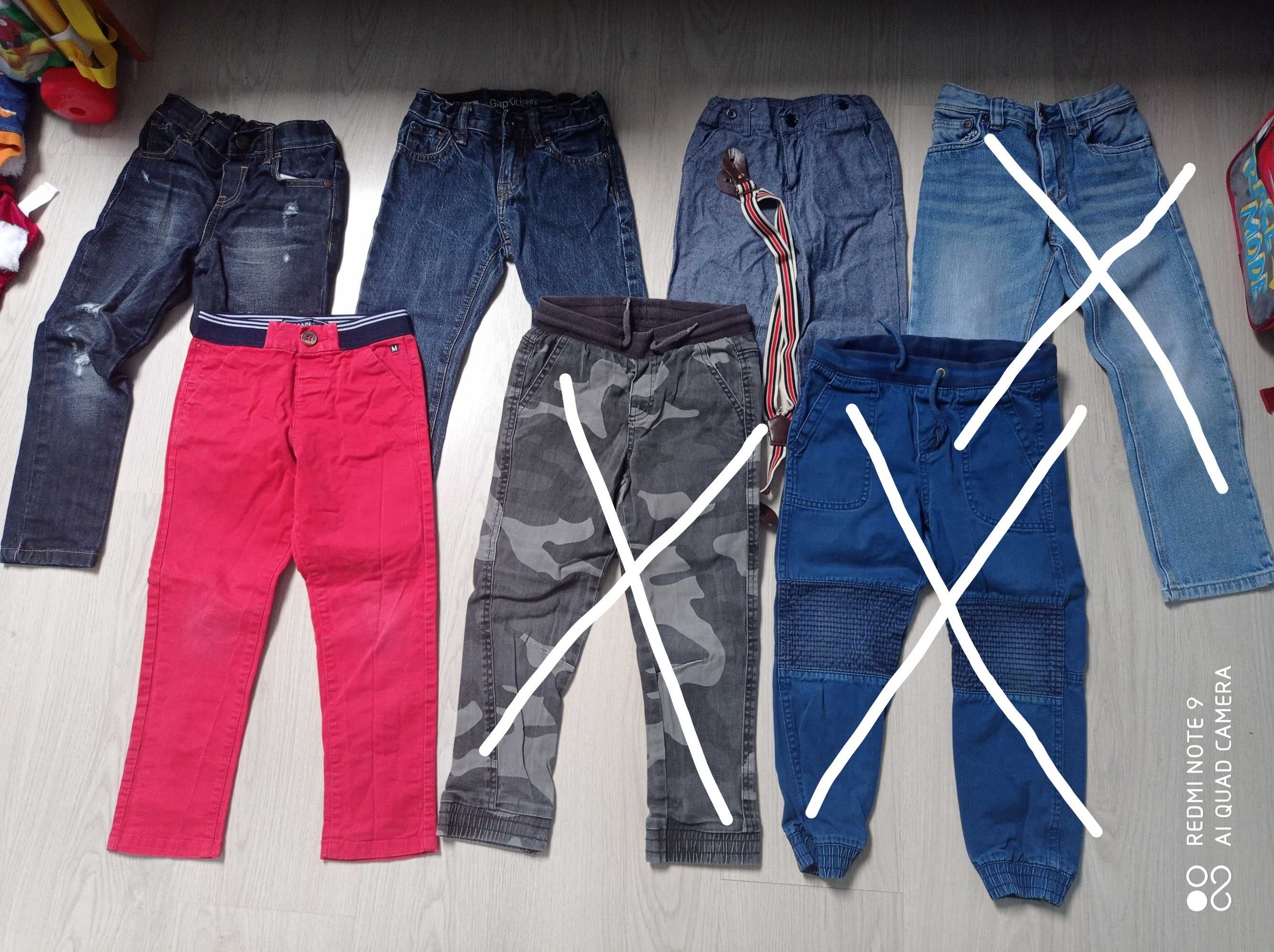 Lot blugi/jeans/pantaloni baieti/baiat Next, Gap, Maine 4-6 ani