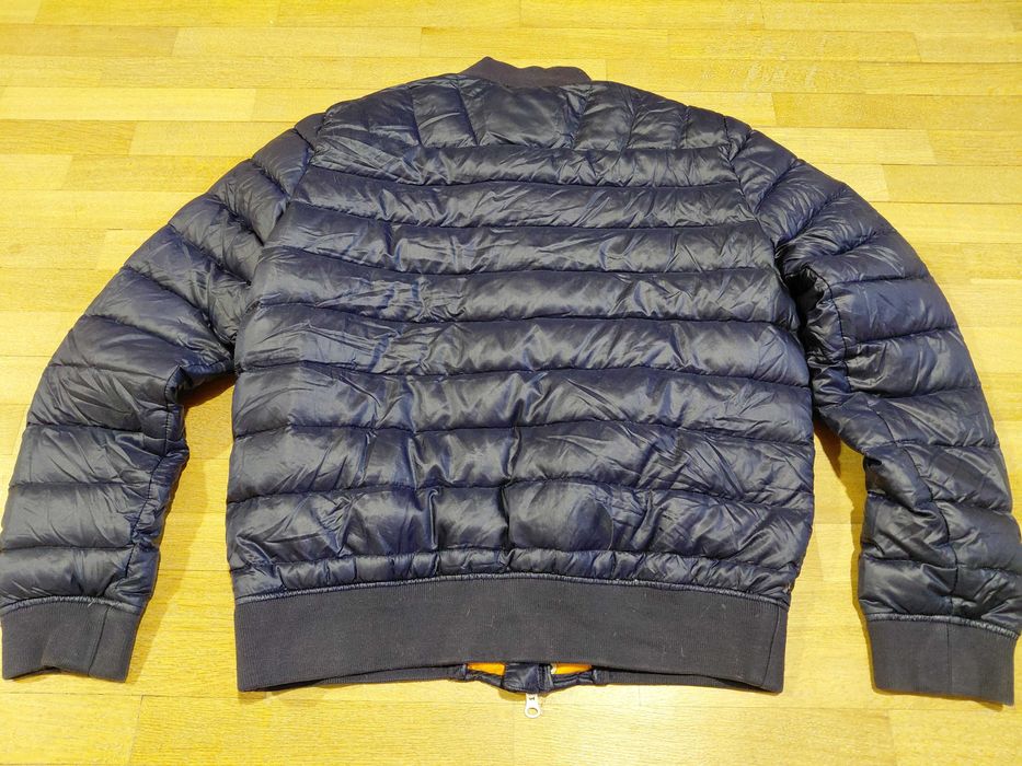 Lacoste Live пухено яке тип бомбър пухенка оригинал 80% пух тъмносиня