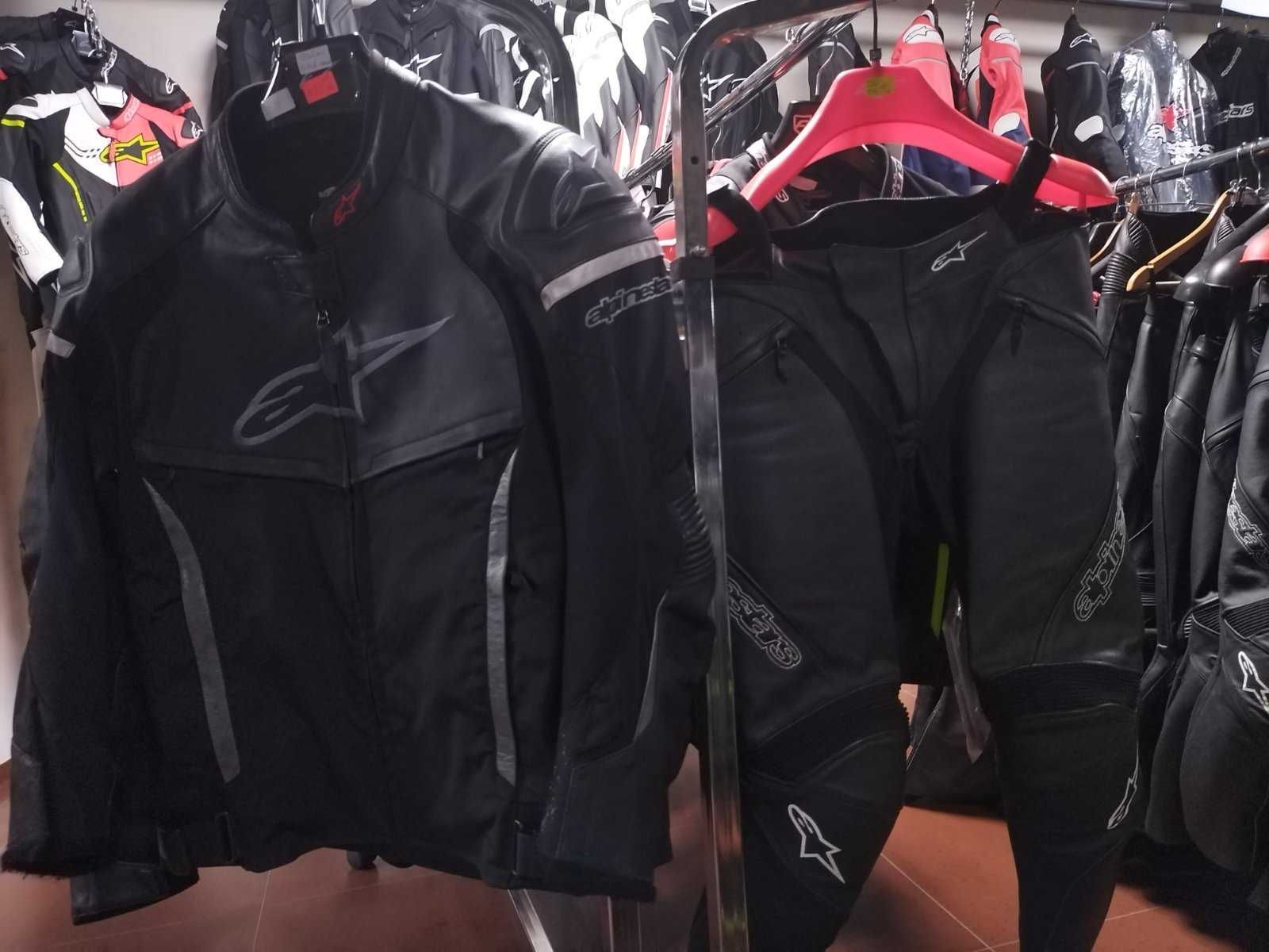 Яке кожено Alpinestars екип писта мото мотор