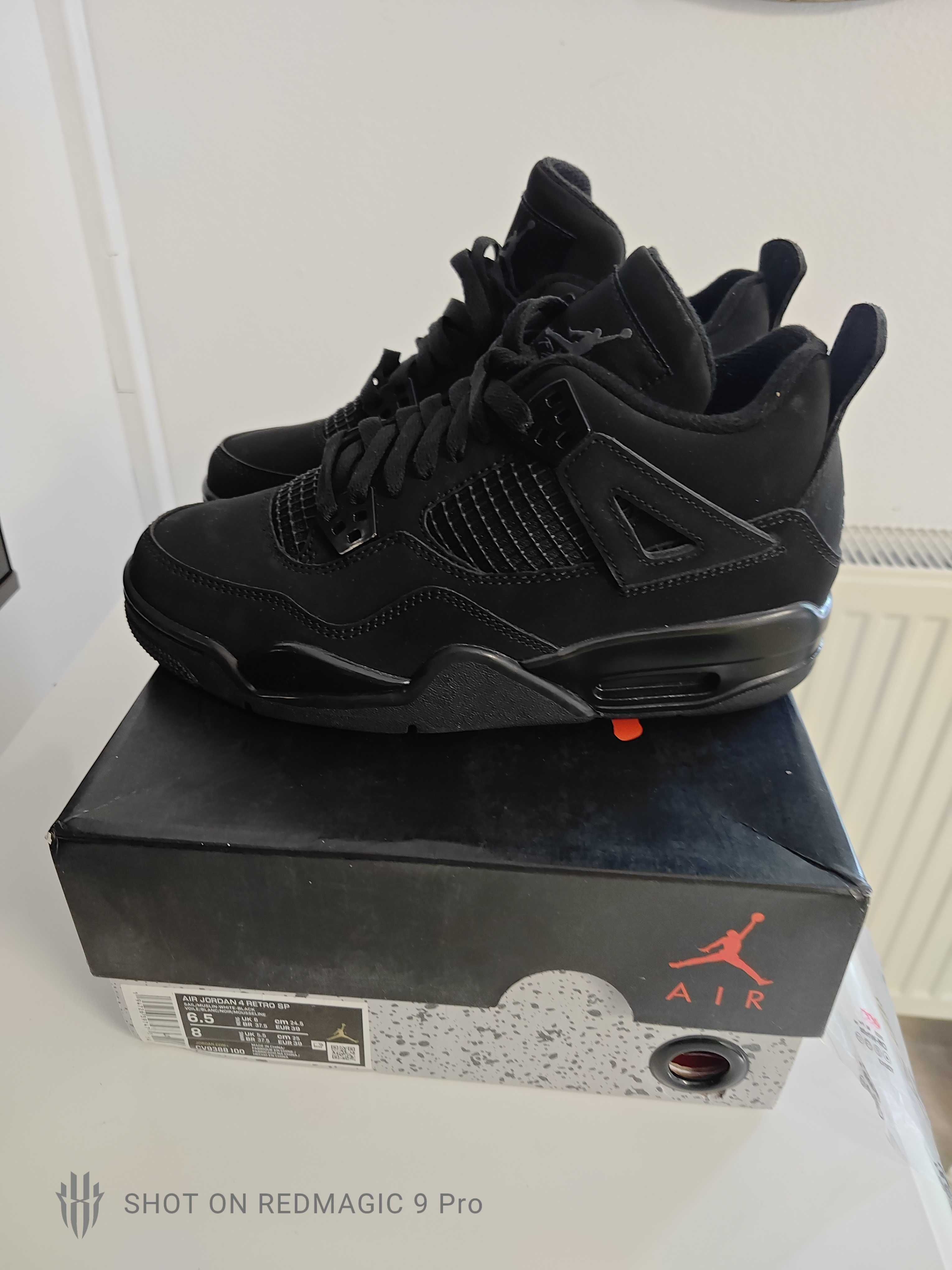 Jordan 4 Retro Black (39)