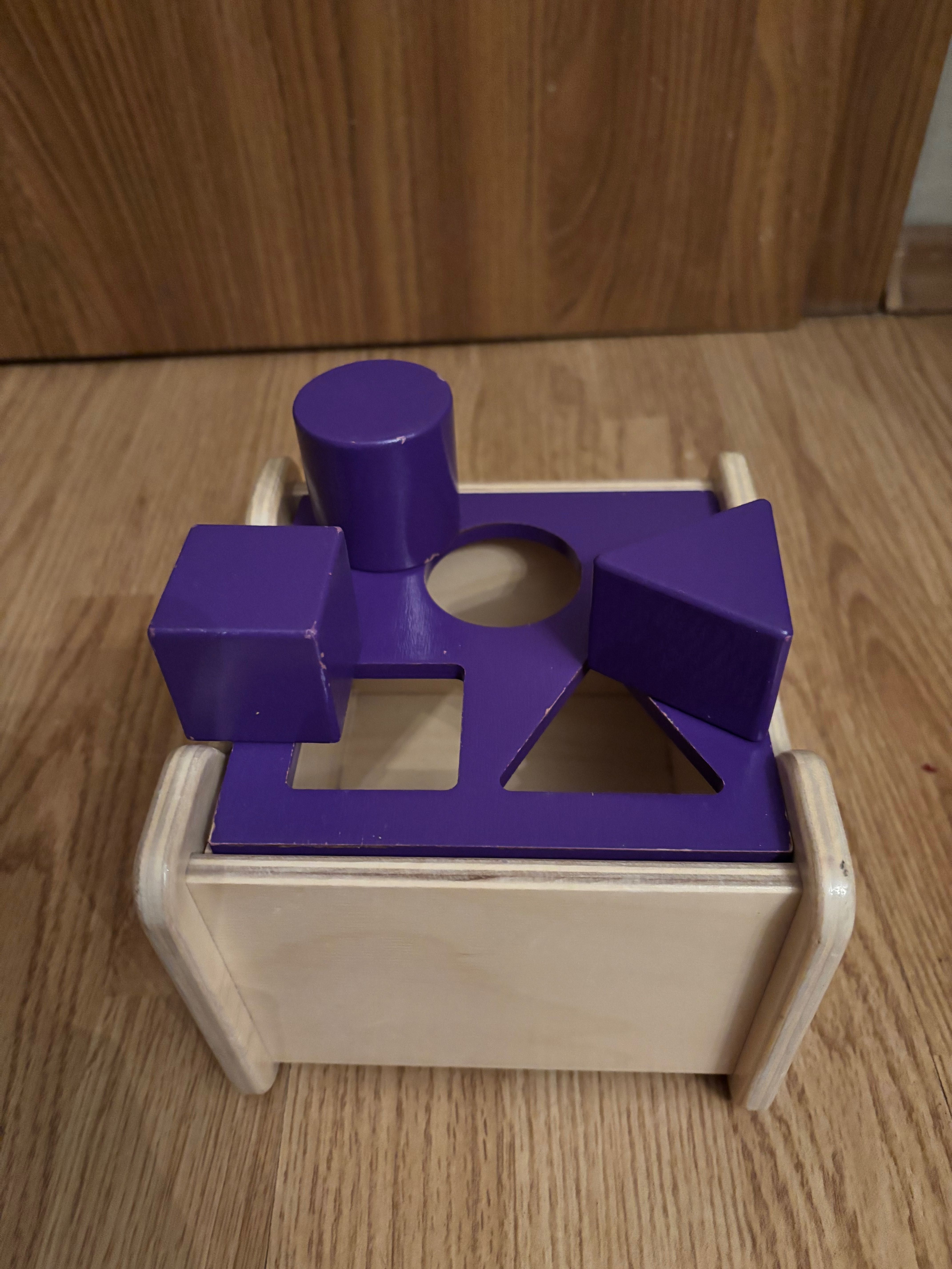 Монтесори, сортиране, 3D форми