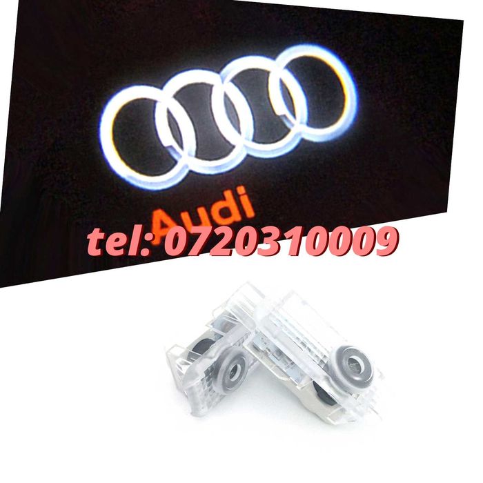 Proiectoare Logo Portiere Audi Cu Emblema Audi