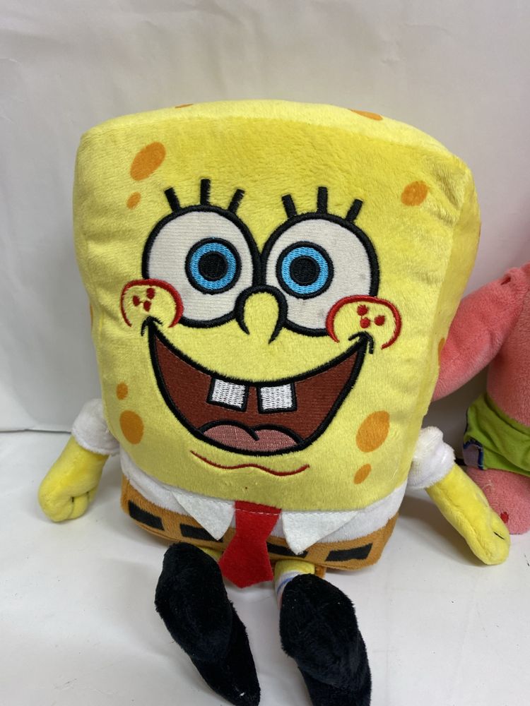 SPONGE BOB lot 2 jucării din pluș NICKELODEON