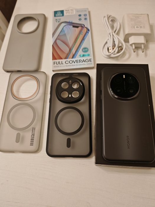 Honor Magic7 PRO, NOU, factura + garanție Orange, multiple accesorii