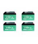 Set 4 baterii Gel Chilwee 6-DZF-12 pentru scuter electric ( 48V 12Ah)