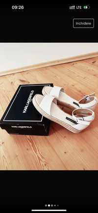 Vând sandale piele Karl Lagerfeld noi Nr 39