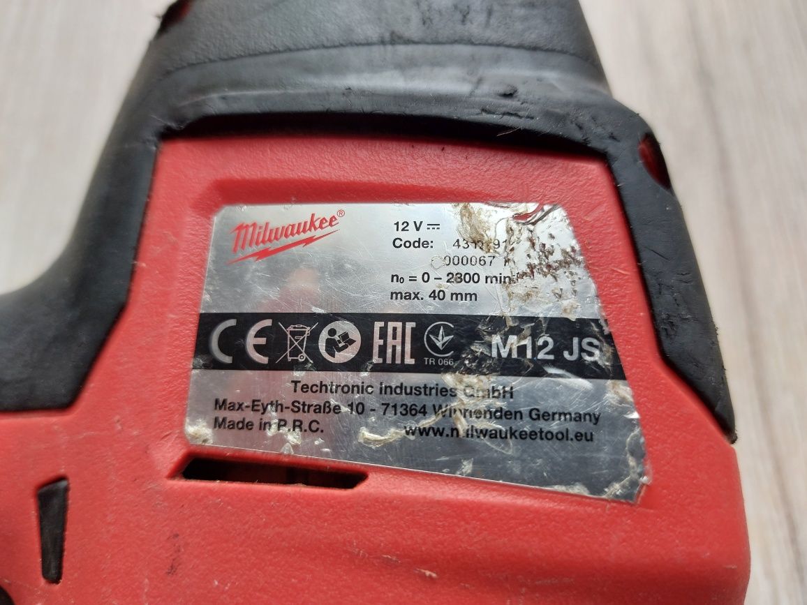 Fierastrau pendular milwaukee M12 JS, stare buna, șoricel, decupir