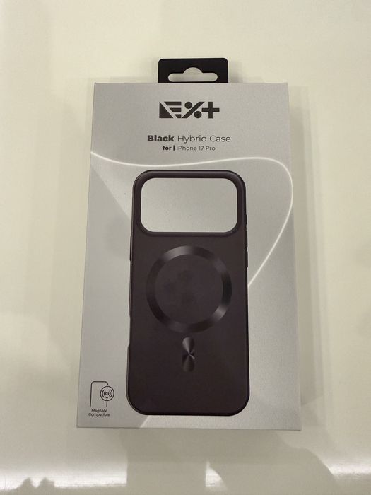 Iphone 17 Pro кейс MagSafe Black Hybrid