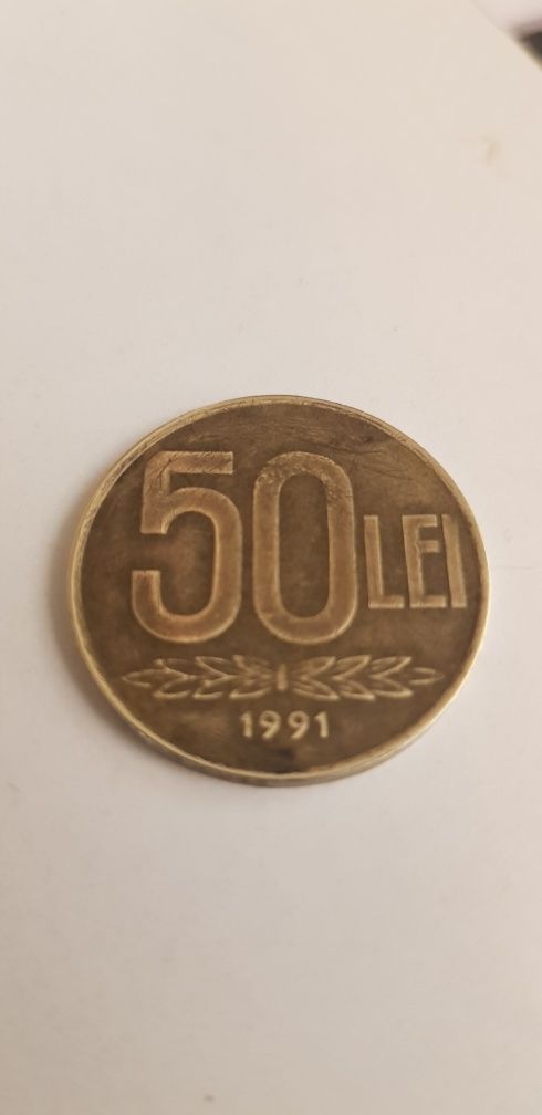 Ban de colecție 50bani  1991