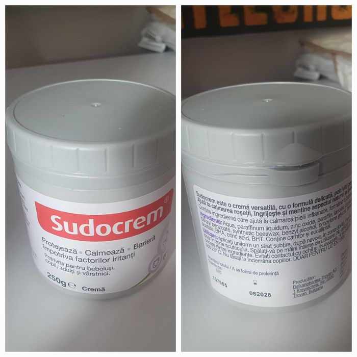 Crema sudocrem nou nouta