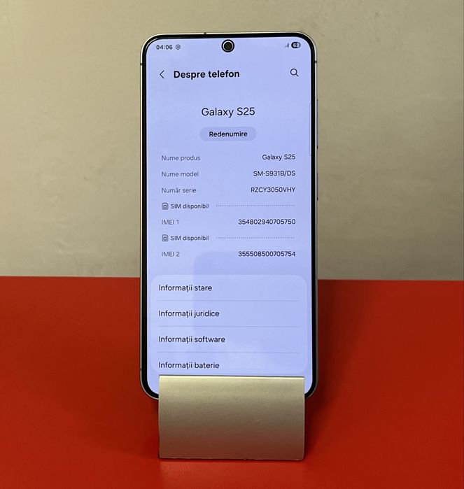 Samsung S25 Silver Impecabil 128/12 Gb