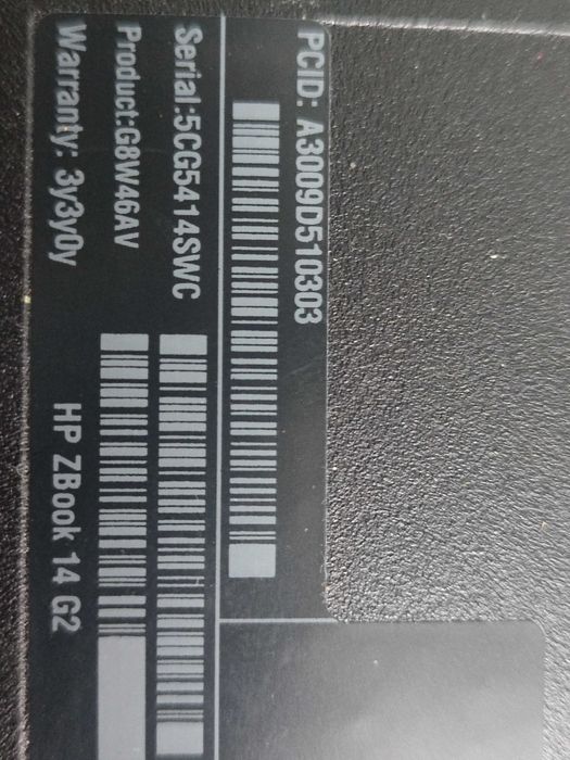 Dezmembrez sau vand intreg statie de lucru HP ZBOOK 14G2 peocesor i7