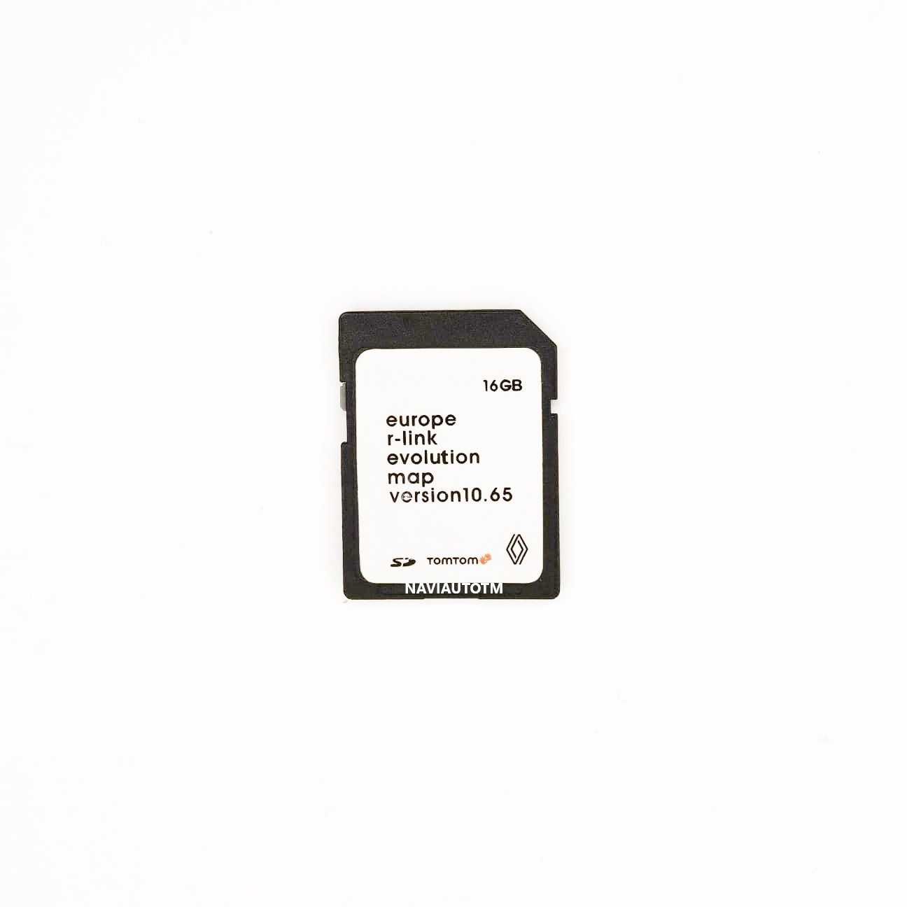 SD Card RenaultTomTom Rlink Carminat 2023 Clio Megane Scenic Koleos