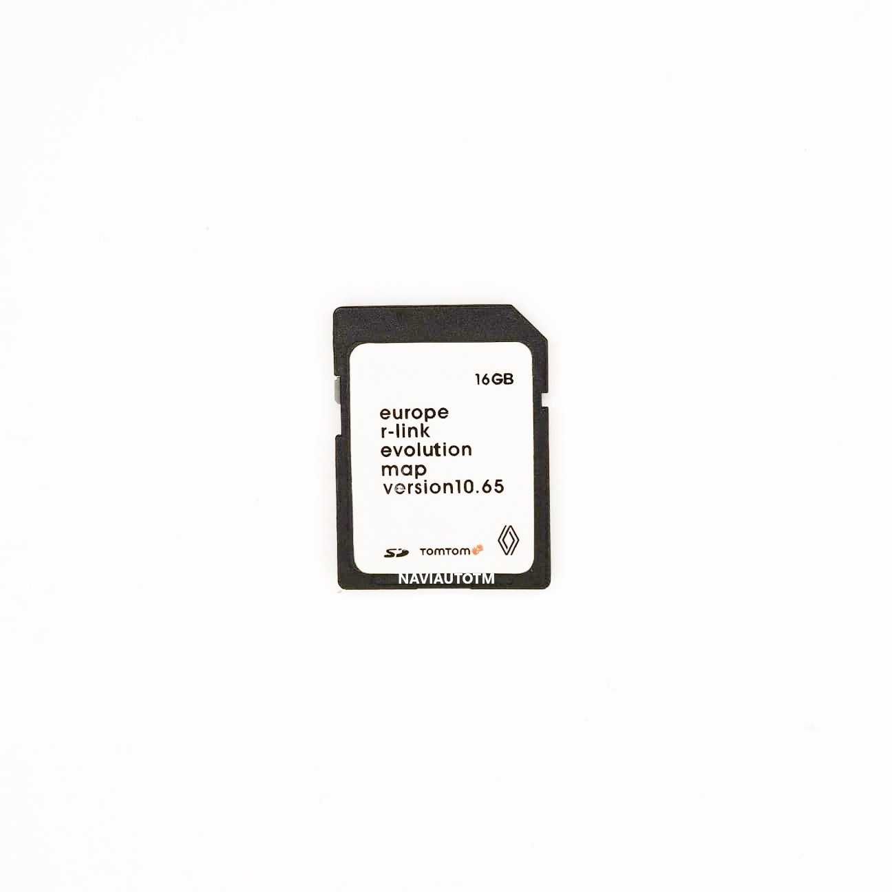 SD Card RenaultTomTom Rlink Carminat 2025 Clio Megane Scenic Koleos