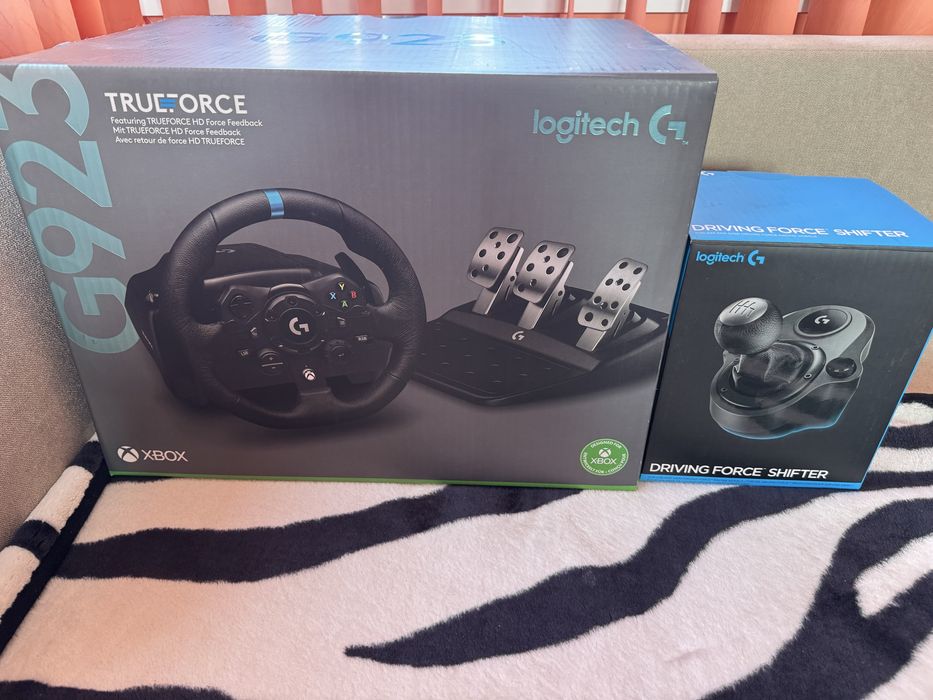 Logitech G923 и Shifter
