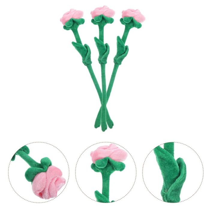 Вечна роза, роза плюшена, букет от рози, подарък за жена