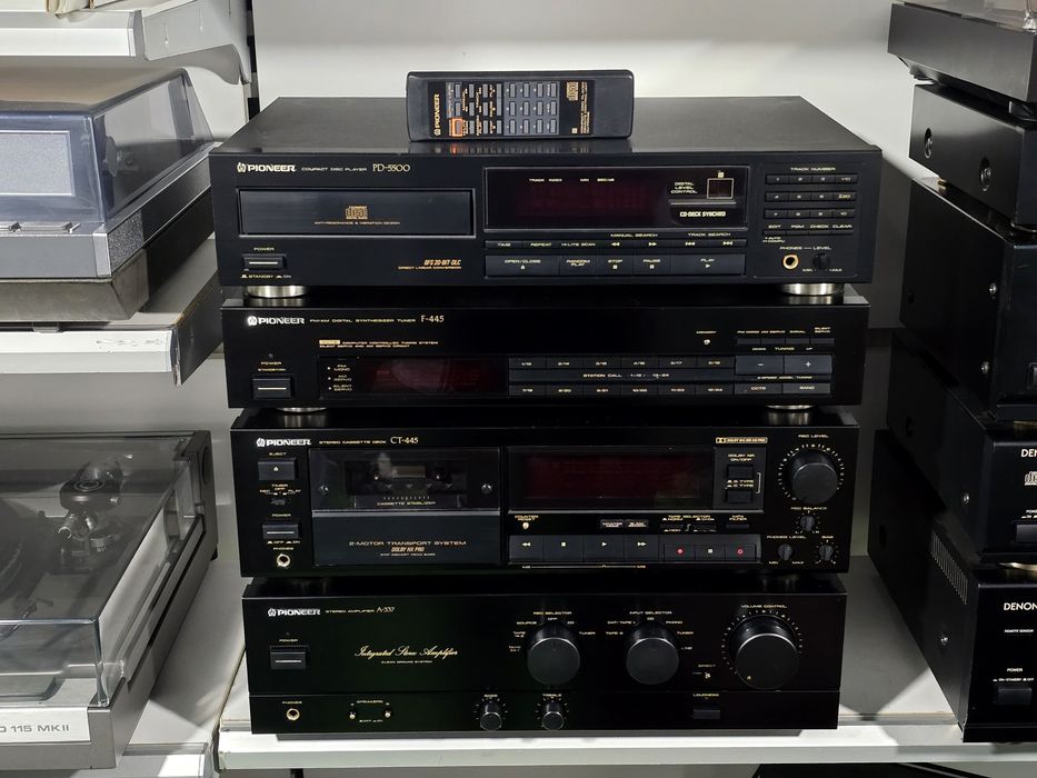 Linie audio PIONEER, amplificator, deck, tuner,cd player, hifi sistem